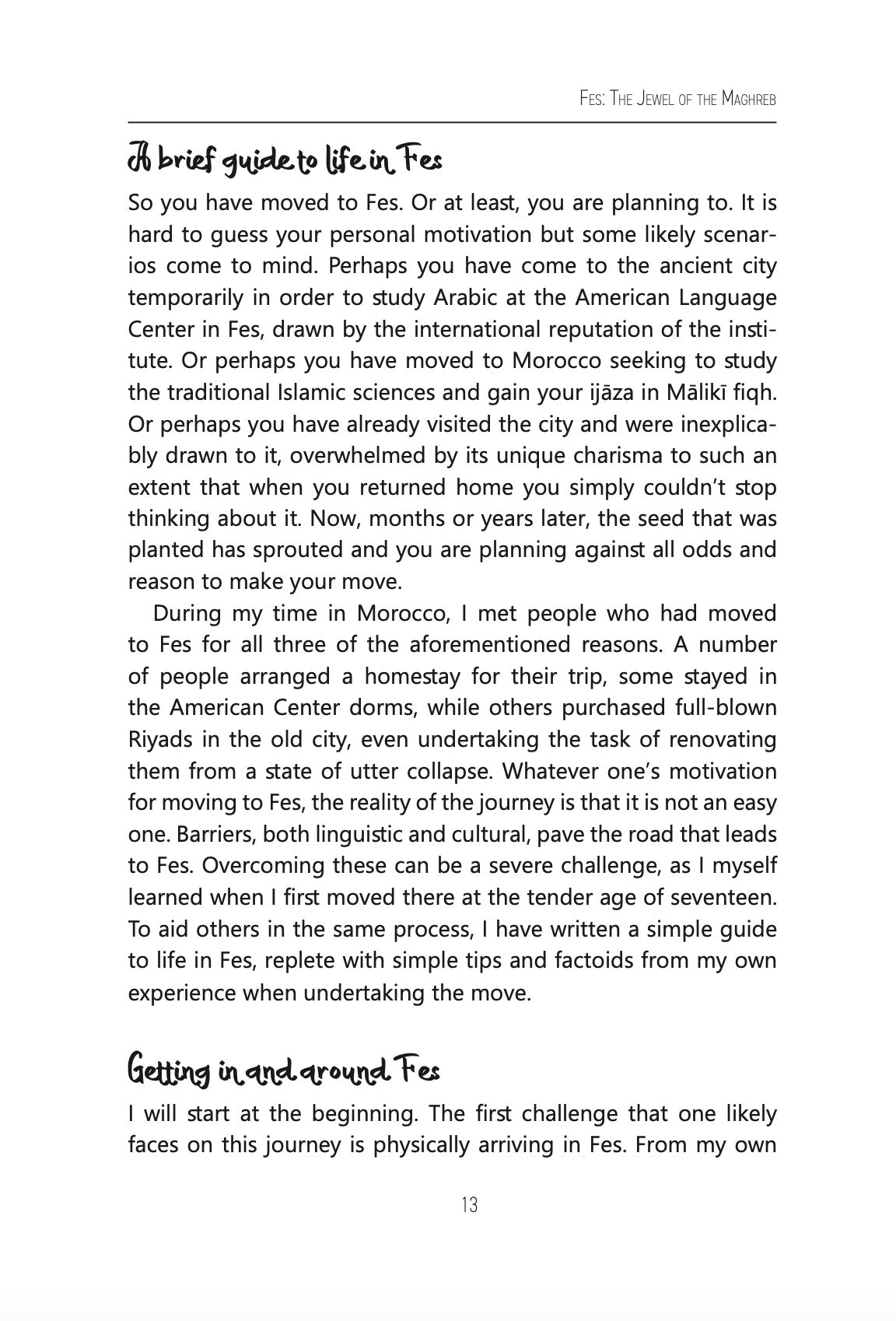 A Spiritual Guide to Fes