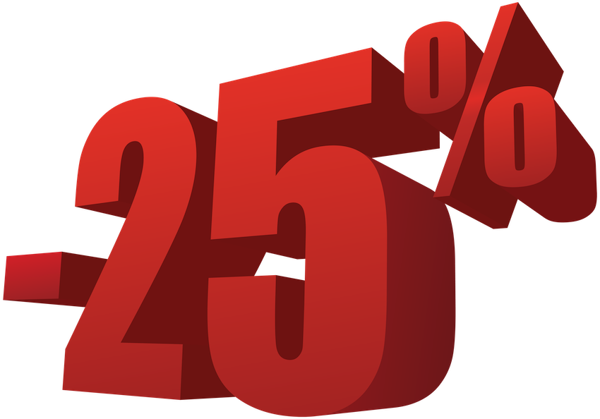 25% OFF SALE